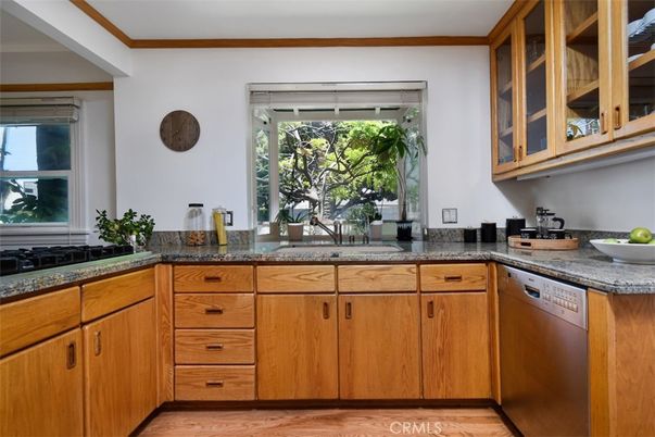 Interior, Kitchen, Wood Texture Flooring