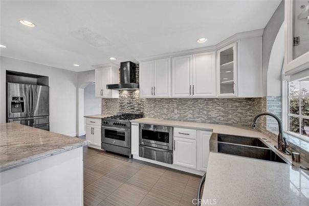 Interior, Kitchen, Recessed Lighting, Stainless Steel Appliances