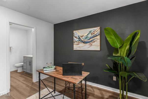 Bathroom, Home Office, Interior, Wood Texture Flooring