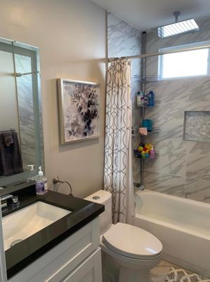 Bathroom, Interior, Marble Walls