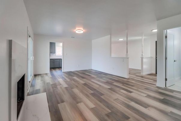 Empty room, Interior, Wood Texture Flooring