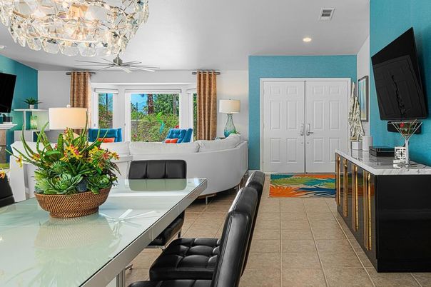 Dining room, Interior, Living room, Recessed Lighting