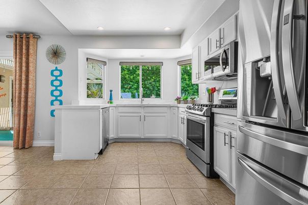 Interior, Kitchen, Recessed Lighting, Stainless Steel Appliances