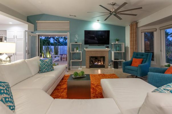 Fireplace, Interior, Recessed Lighting