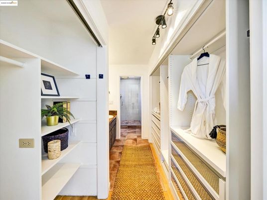 Interior, Walk-in Closets, Wood Texture Flooring