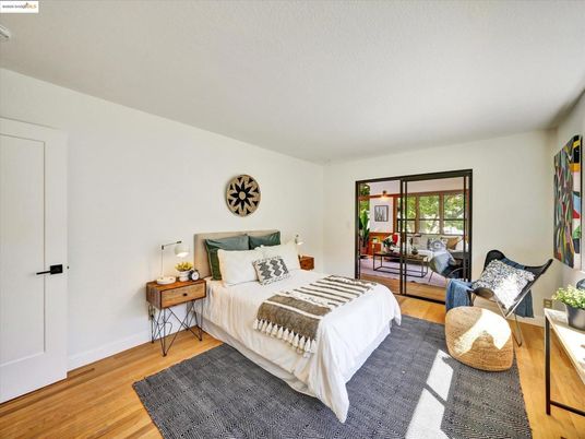 Bedroom, Interior, Wood Texture Flooring