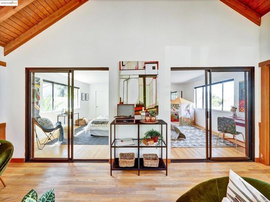 Bedroom, Interior, Wooden Beams, Wooden Ceilings, Wood Texture Flooring