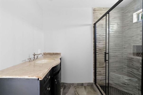Bathroom, Glass Shower, Interior