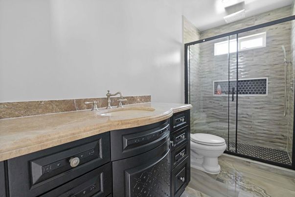 Bathroom, Glass Shower, Interior