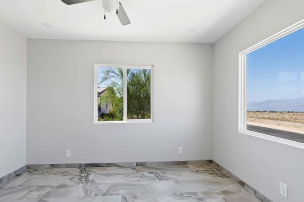Empty room, Interior, Marble, Recessed Lighting