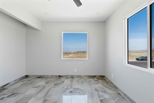 Empty room, Interior, Marble, Recessed Lighting