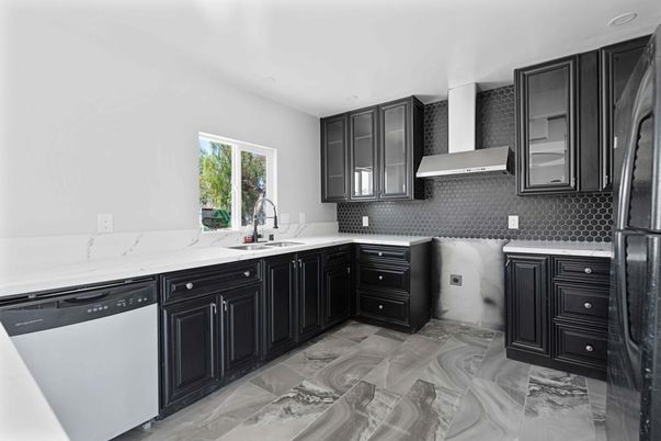Interior, Kitchen, Marble, Recessed Lighting