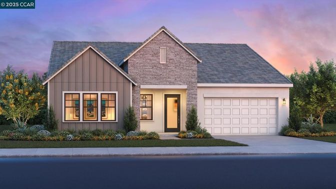 Attached, Exterior, Facade, Brick Traditional