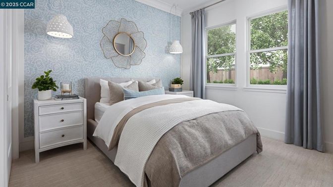 Bedroom, Interior, Pendant Lights