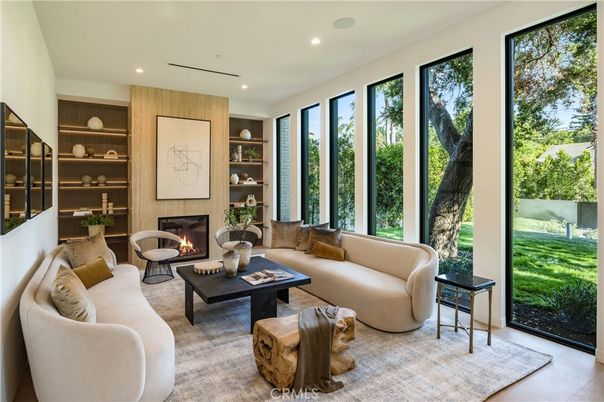 Fireplace, Interior, Living room, Recessed Lighting