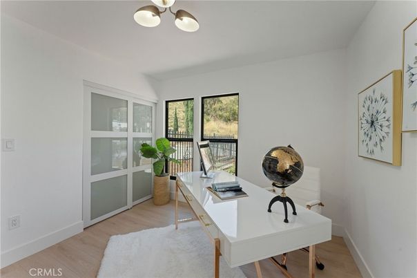 Home Office, Interior, Wood Texture Flooring