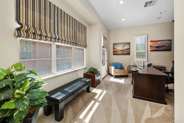 Home Office, Interior, Recessed Lighting