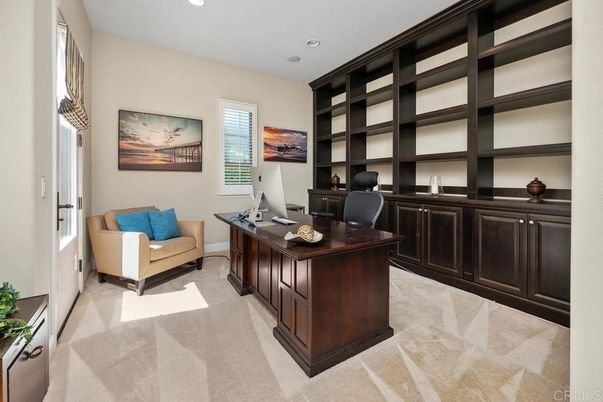Home Office, Interior, Recessed Lighting