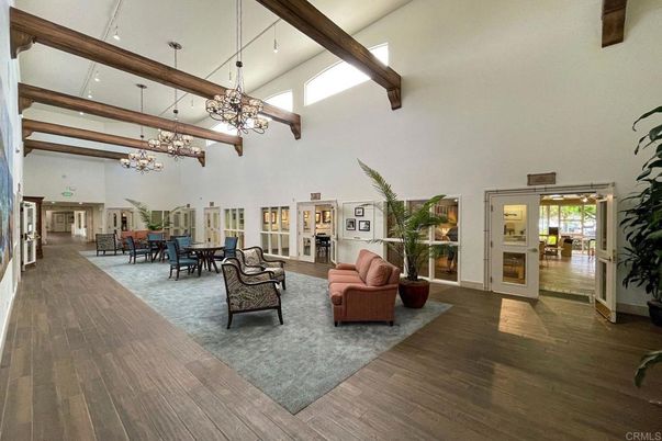 Chandelier, Dining room, Interior, Living room, Pendant Lights, Wooden Beams, Wood Texture Flooring