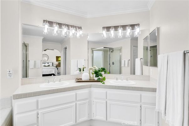 Bathroom, Bedroom, Glass Shower, Interior, Tile Countertops