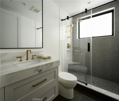 Bathroom, Glass Shower, Interior