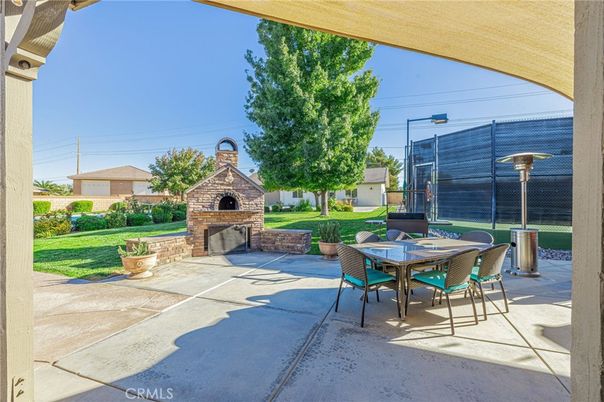 Backyard, Exterior, Fireplace
