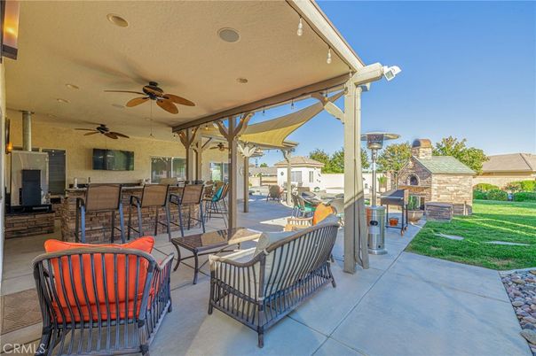 Backyard, Exterior, Fireplace