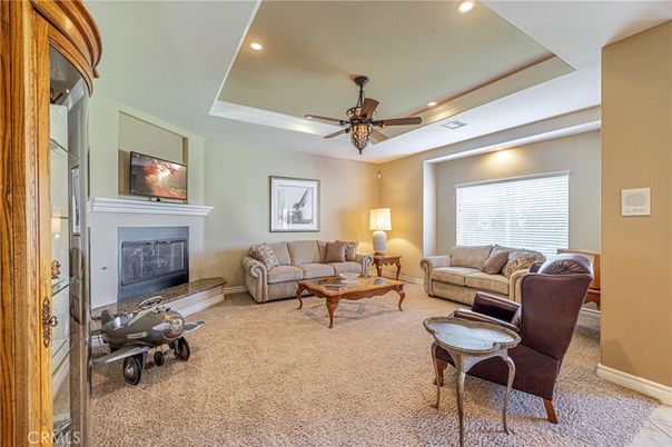 Fireplace, Interior, Living room, Recessed Lighting