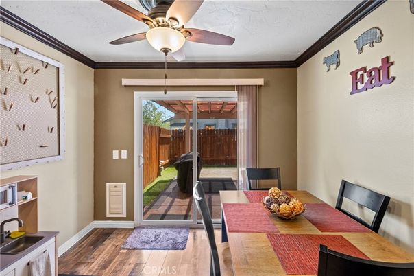 Dining room, Interior, Wood Texture Flooring
