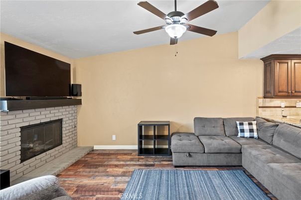Fireplace, Interior, Living room, Wood Texture Flooring
