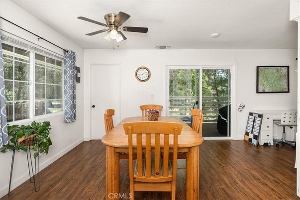 Dining room, Interior, Wood Texture Flooring