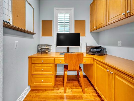 Home Office, Interior, Wood Texture Flooring