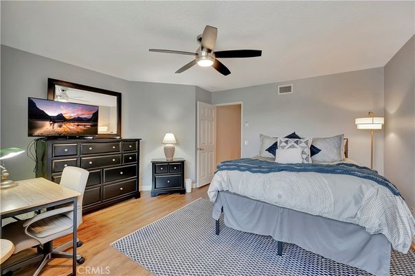Bedroom, Home Office, Interior, Wood Texture Flooring
