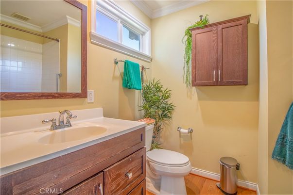 Bathroom, Interior, Wood Texture Flooring
