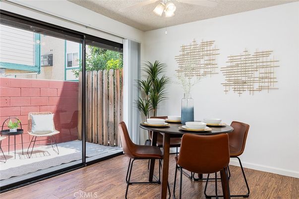 Dining room, Interior, Wood Texture Flooring