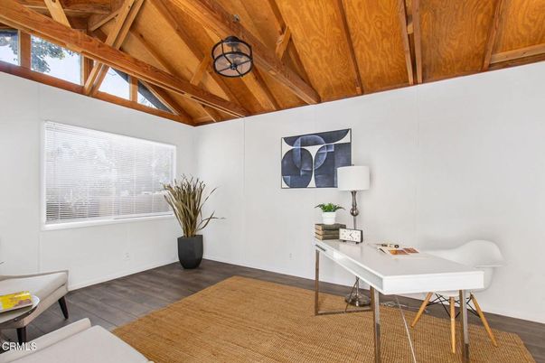 Home Office, Interior, Wooden Beams, Wooden Ceilings, Wood Texture Flooring