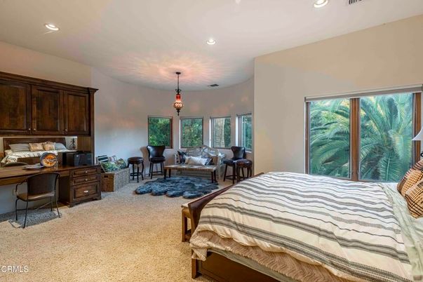 Bedroom, Home Office, Interior, Pendant Lights, Recessed Lighting