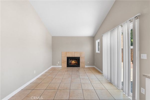 Empty room, Fireplace, Interior