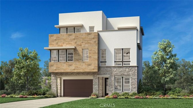 Attached, Exterior, Facade, Modern