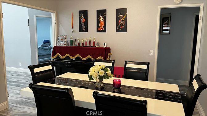 Dining room, Interior, Wood Texture Flooring