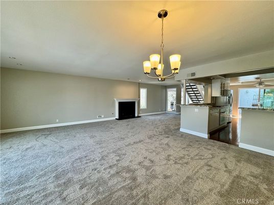 Chandelier, Empty room, Interior, Kitchen, Pendant Lights, Recessed Lighting