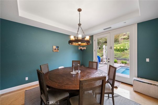Dining room, Interior, Pendant Lights