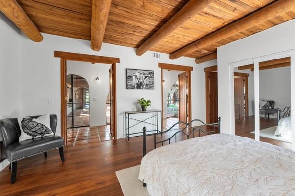 Bedroom, Interior, Wooden Beams, Wooden Ceilings, Wood Texture Flooring