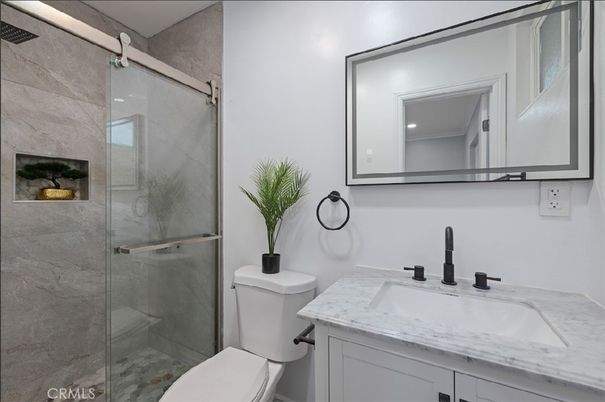 Bathroom, Glass Shower, Interior