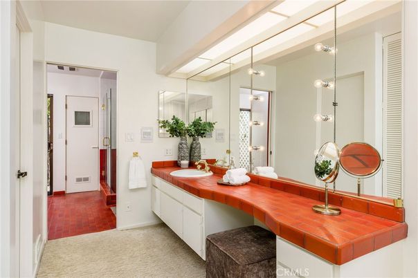 Bathroom, Dual Sink Vanities, Interior, Tile Countertops