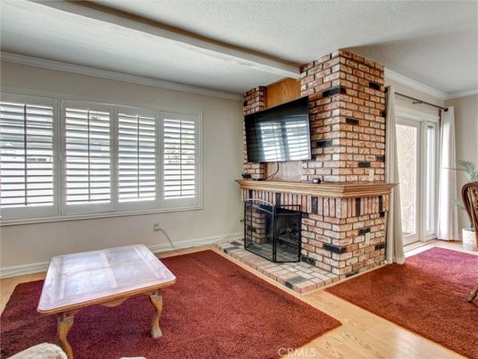 Fireplace, Interior, Stone Walls, Wood Texture Flooring