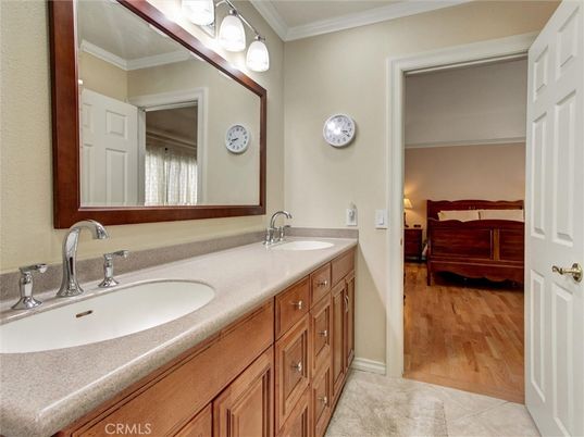 Bathroom, Bedroom, Dual Sink Vanities, Interior, Wood Texture Flooring