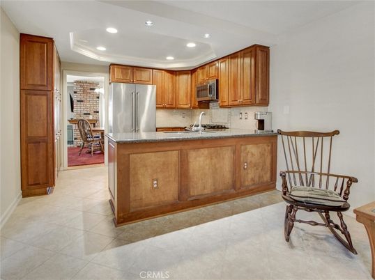 Dining room, Interior, Kitchen, Recessed Lighting, Stainless Steel Appliances