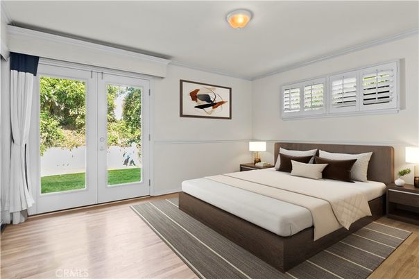 Bedroom, Interior, Wood Texture Flooring