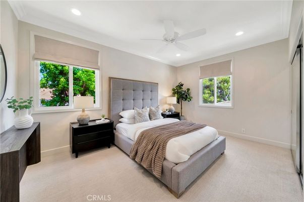 Bedroom, Interior, Recessed Lighting